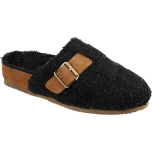 Acorn Women's Clog - Ela Cozy Recycled Berber Upper, Black, Small | A21202BLKWS