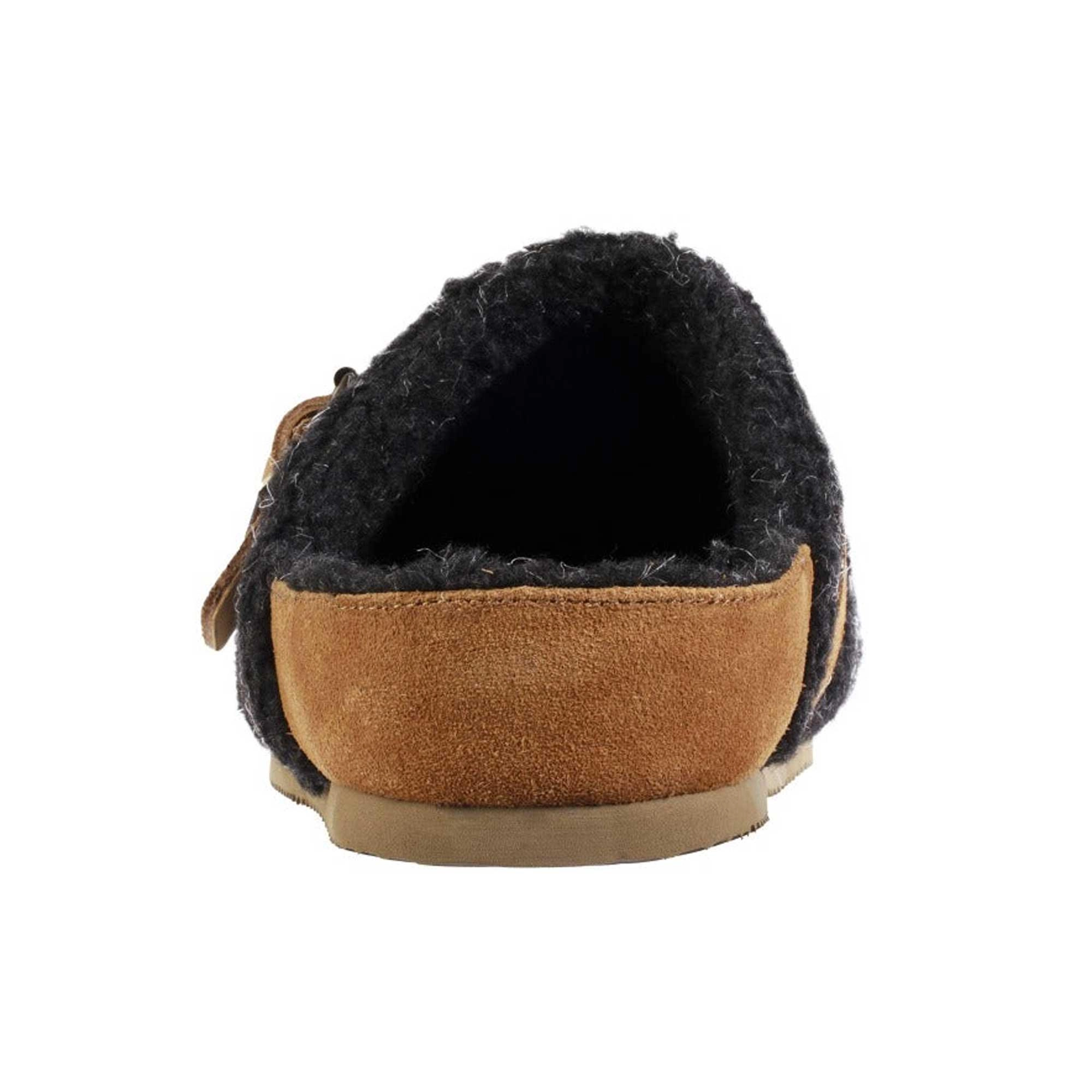 Acorn Women's Clog - Ela Cozy Recycled Berber Upper, Black, Small | A21202BLKWS