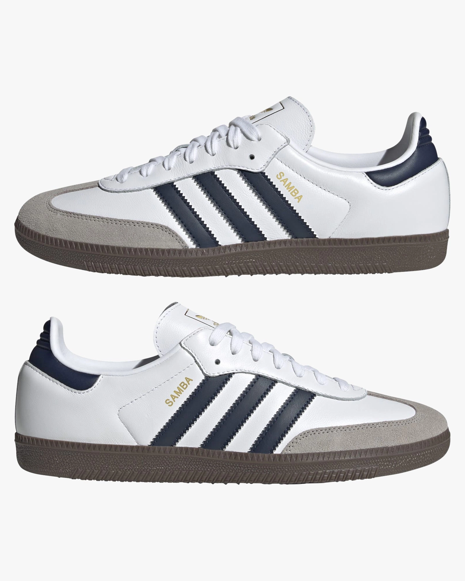 Adidas Samba OG - Cloud White / Night Indigo / Clear Granite