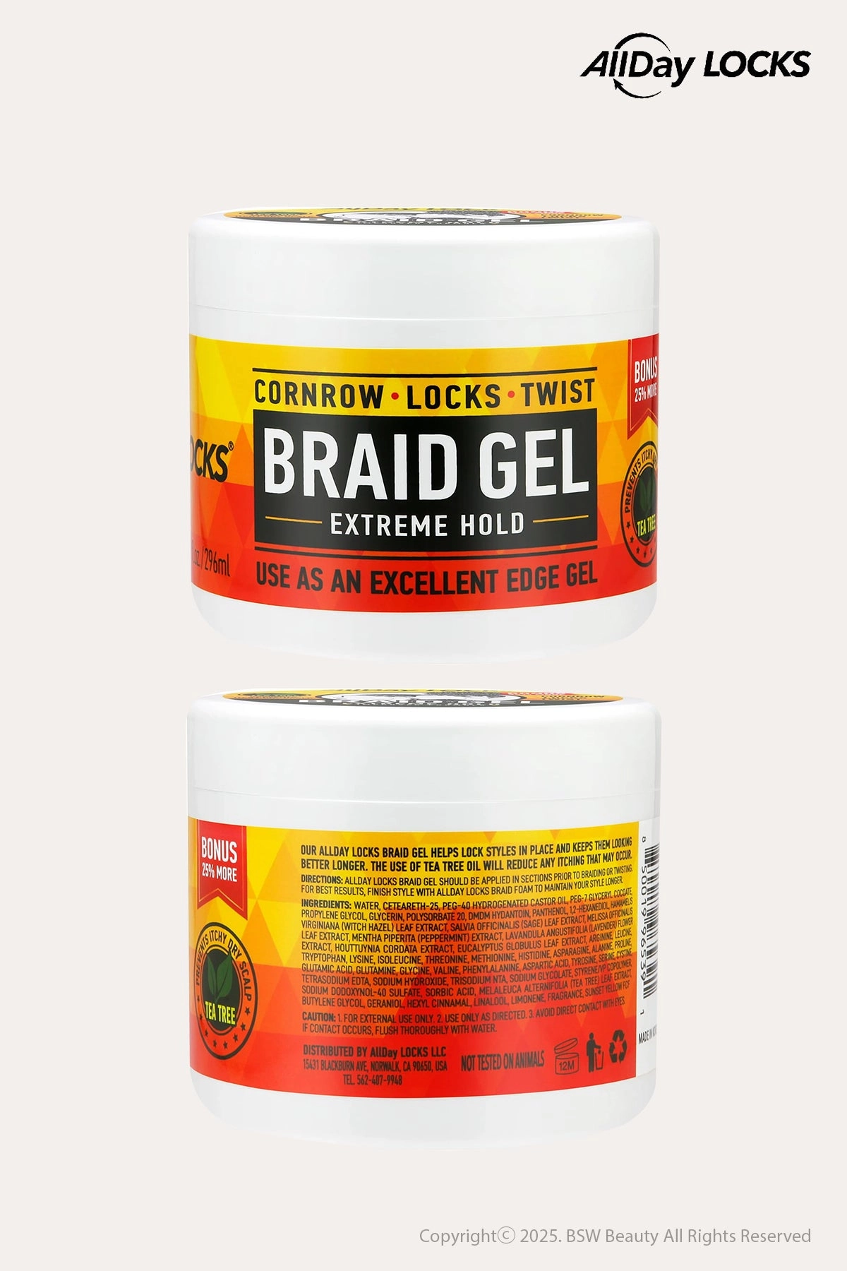 ALLDAY LOCKS BRAID GEL - EXTREME HOLD