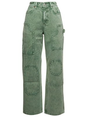 Andersson Bell Logo Patch Overdyed Jeans