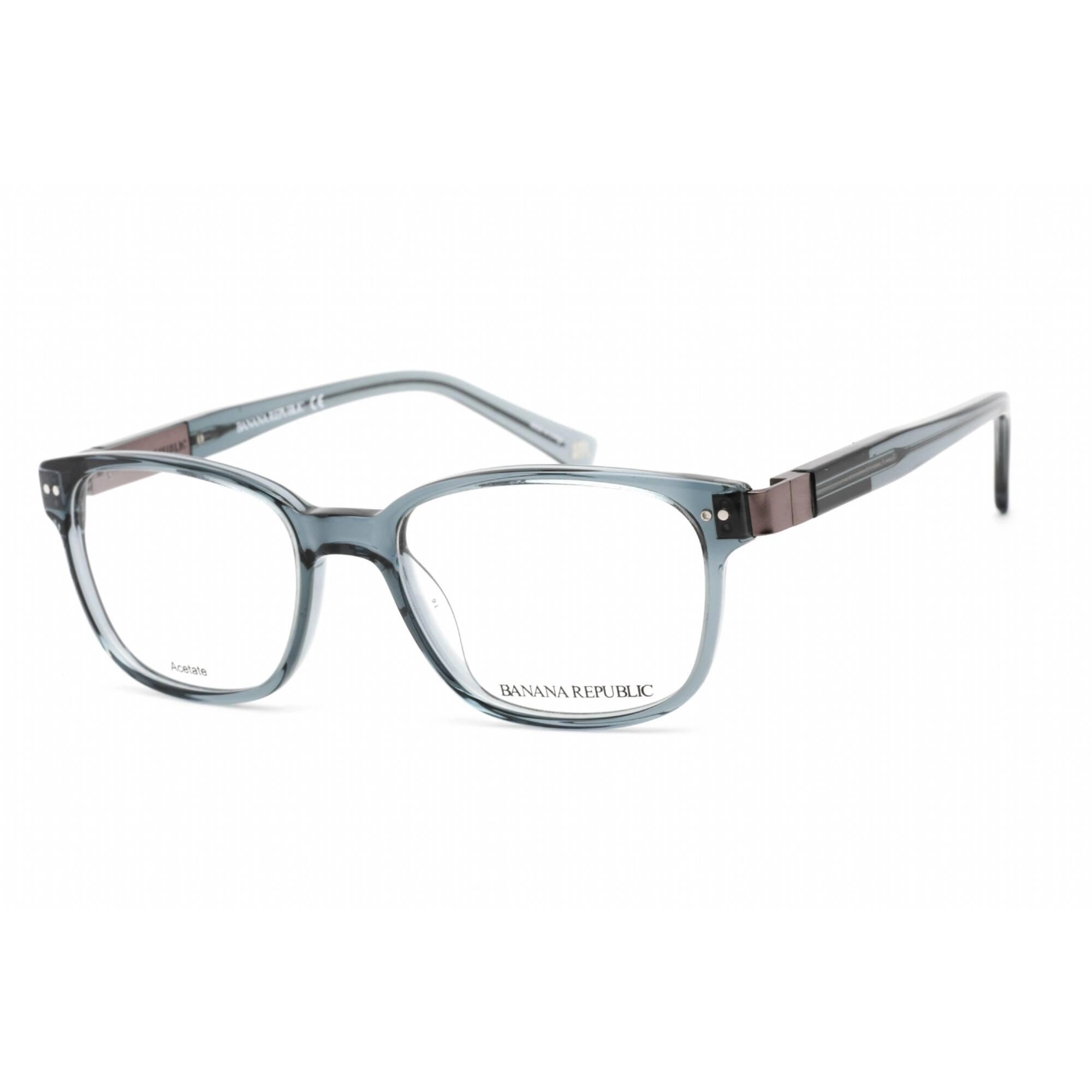 Banana Republic Men's Eyeglasses - Grey Blue Plastic Frame Clear Lens | Dexter 009V 00