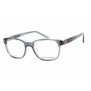 Banana Republic Men's Eyeglasses - Grey Blue Plastic Frame Clear Lens | Dexter 009V 00