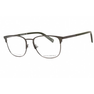 Banana Republic Men's Eyeglasses - Matte Grey Metal Frame Clear Lens | BR 107 0FRE 00