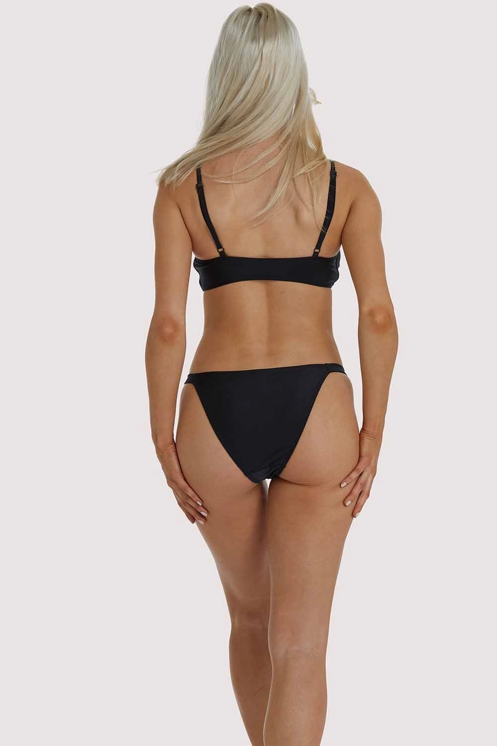 Black Tanga Bikini Brief