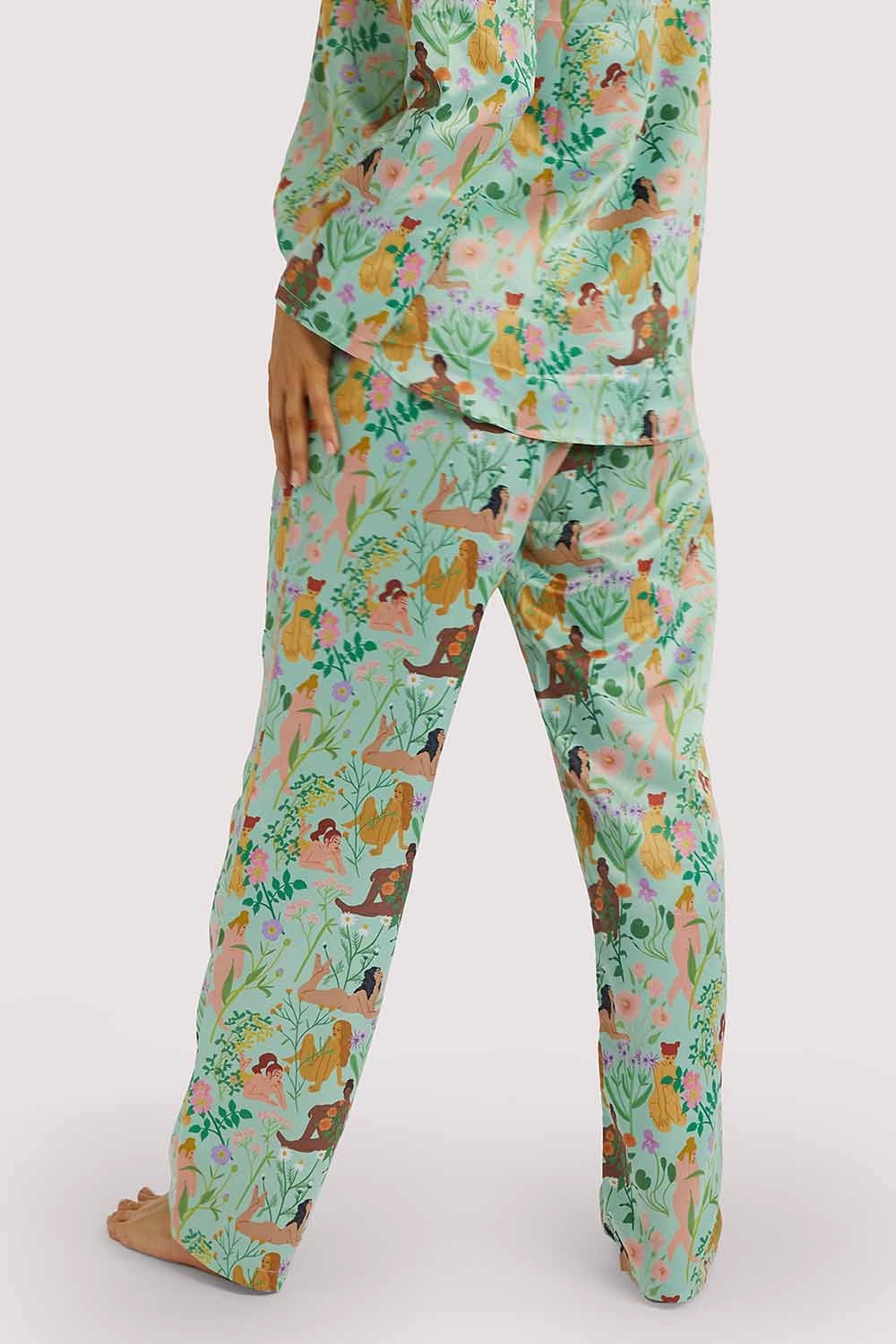 Bodil Jane Recycled Nudes & Flowers Trousers