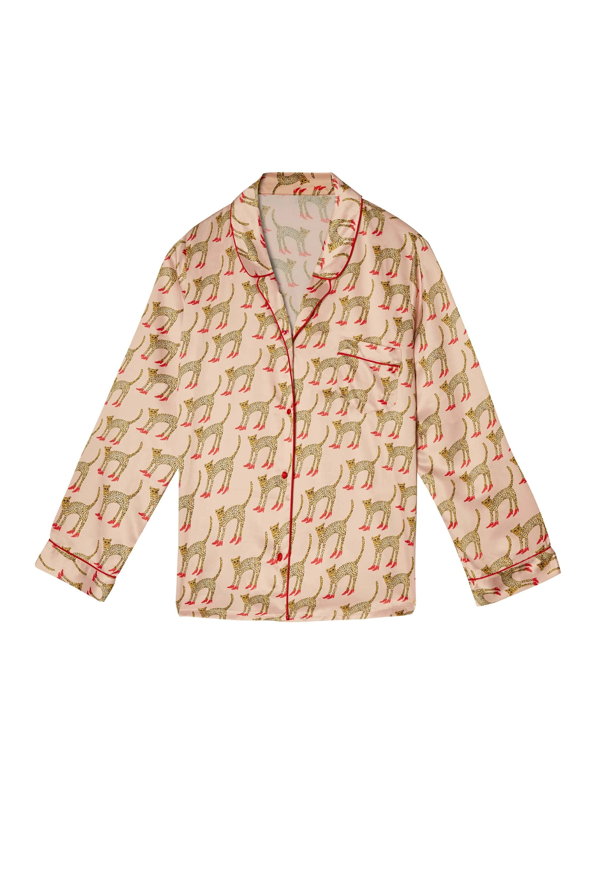 Bouffants Recycled Cheeta Long Sleeved Top