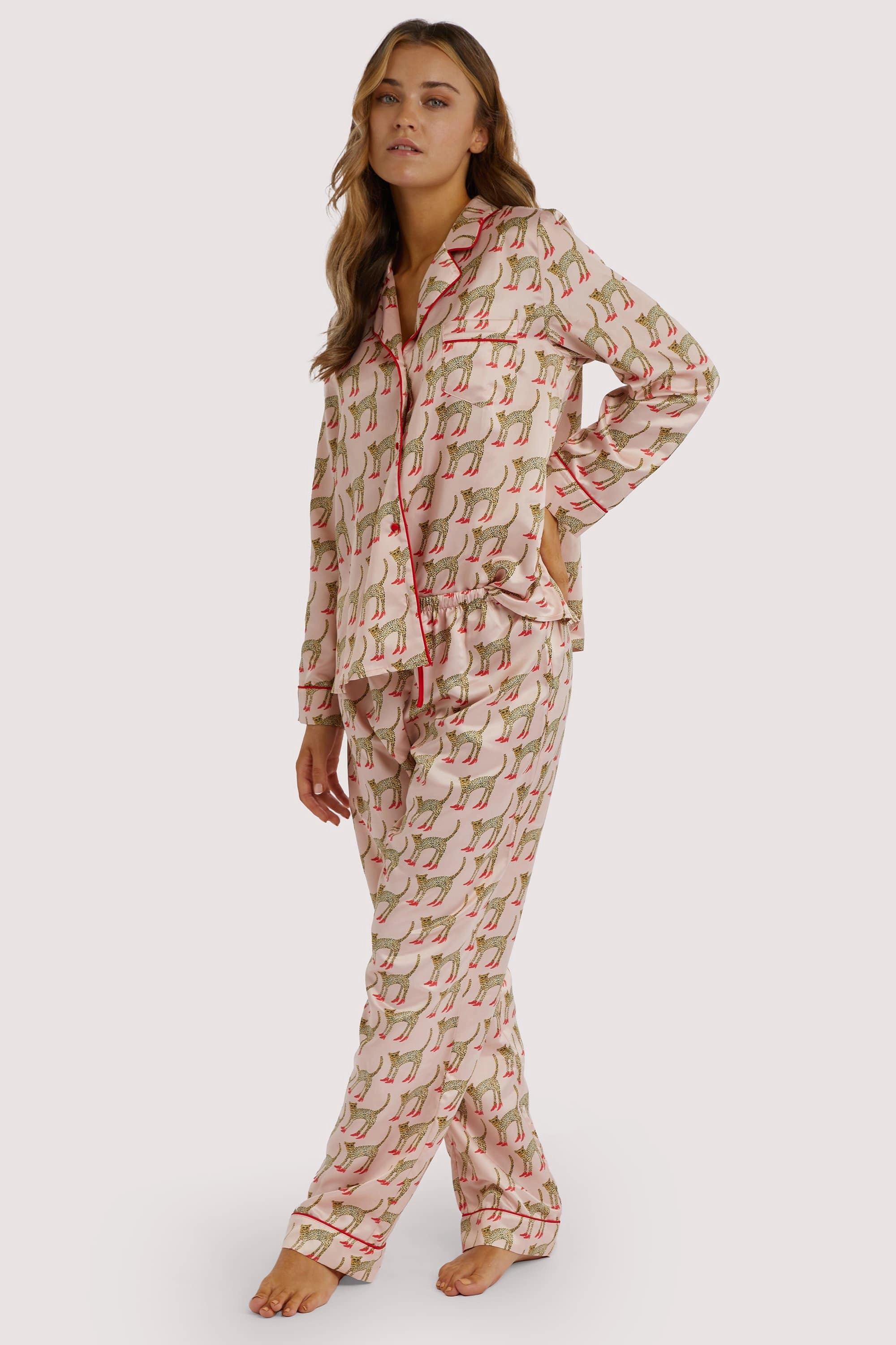 Bouffants Recycled Cheeta Long Sleeved Top