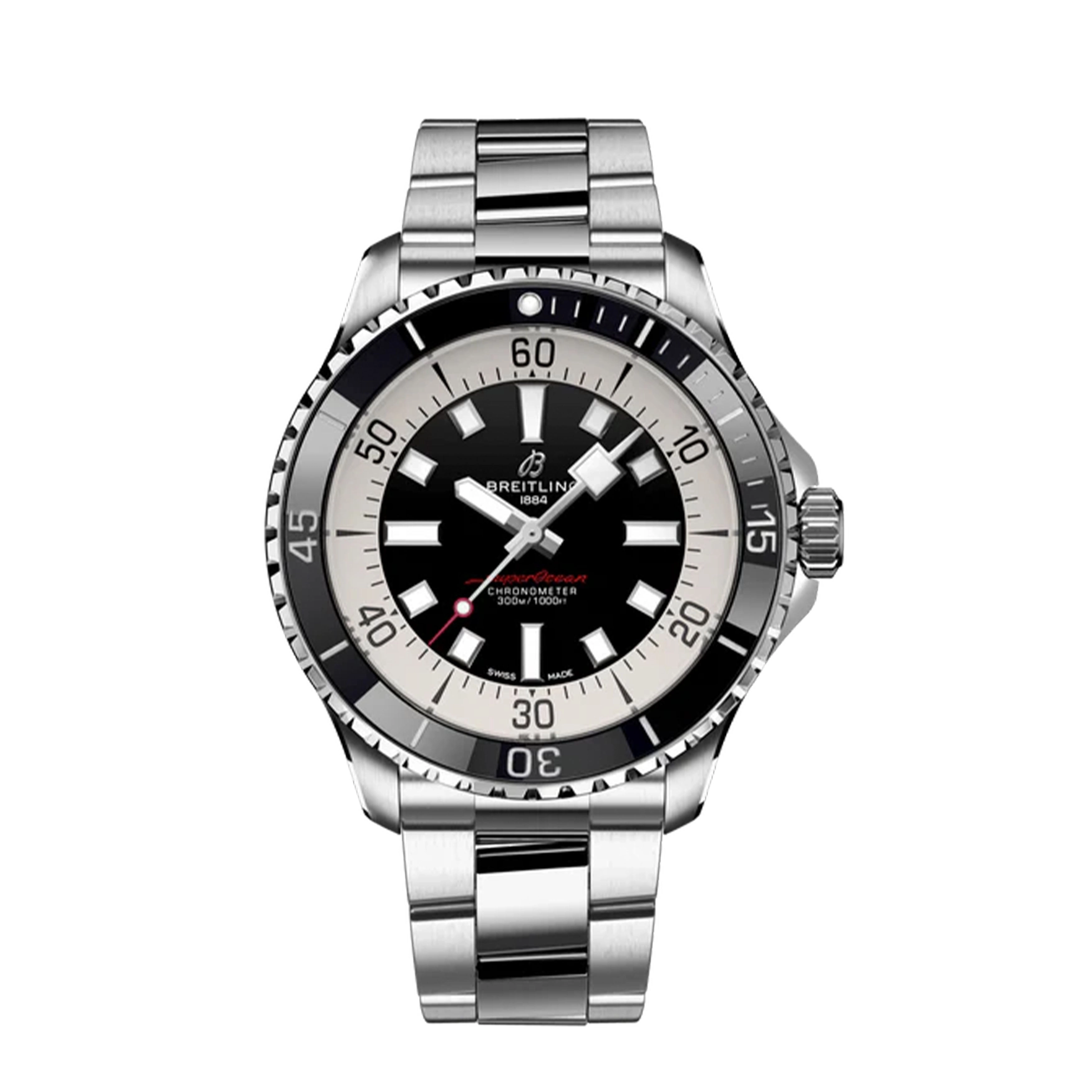 Breitling Superocean Automatic Watch, 44mm Black Dial, A17376211B1A1