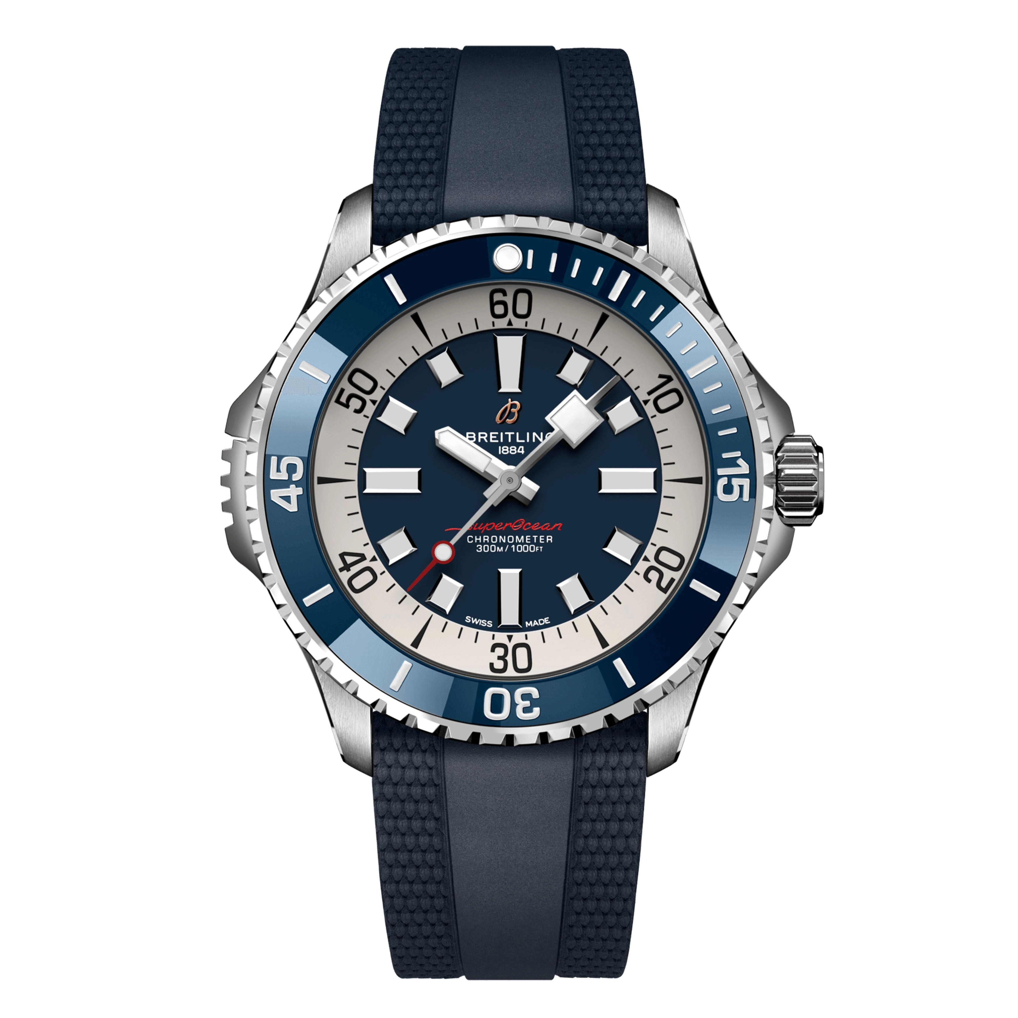 Breitling Superocean Automatic Watch, 46mm Blue Dial, A17378E71C1S1