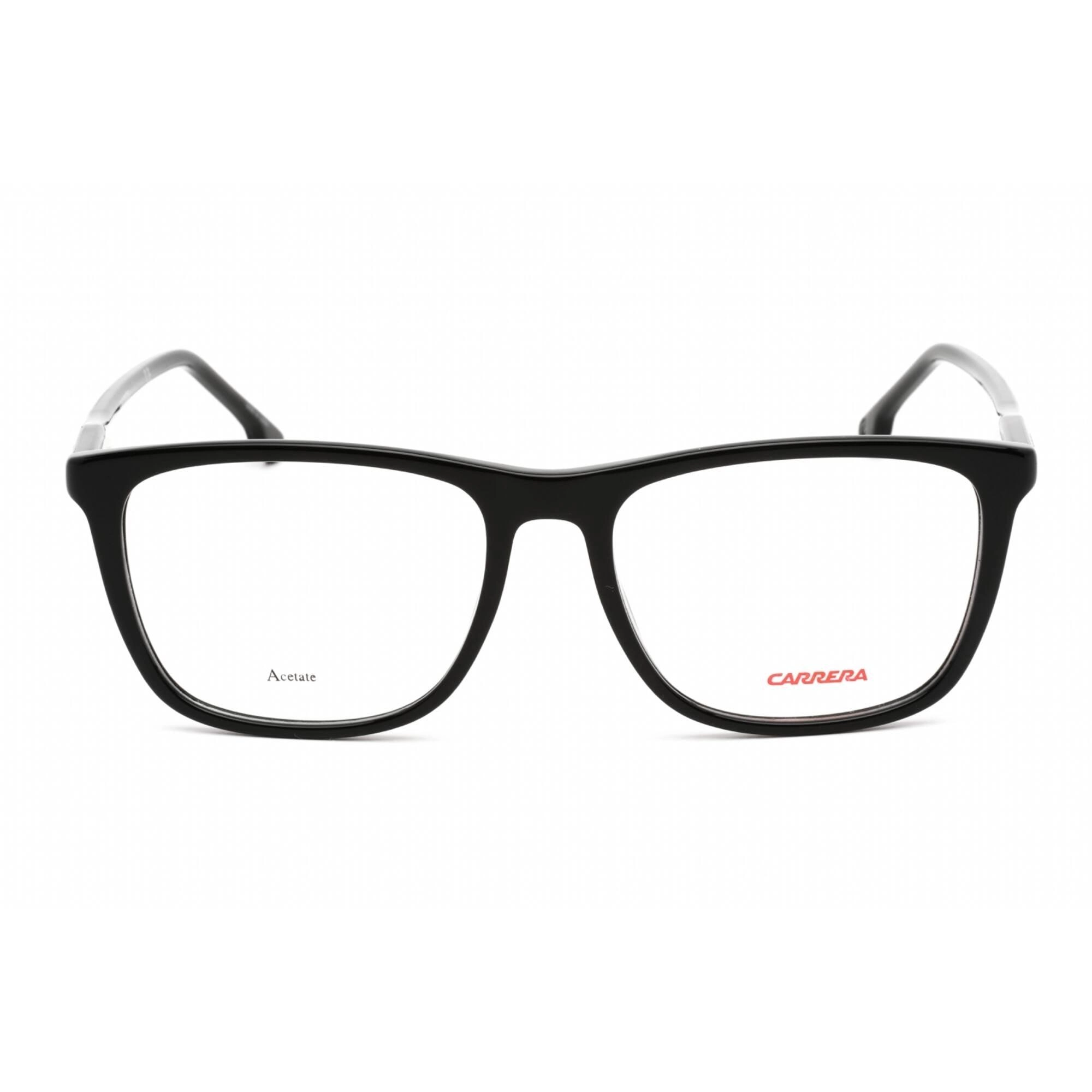 Carrera Men's Eyeglasses - Black Acetate Square Shape Frame | CARRERA 263 0807 00