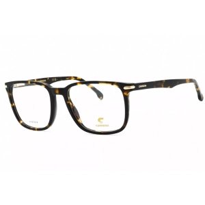 Carrera Men's Eyeglasses - Havana Plastic Full Rim Square Frame Demo Lens | 309 0086