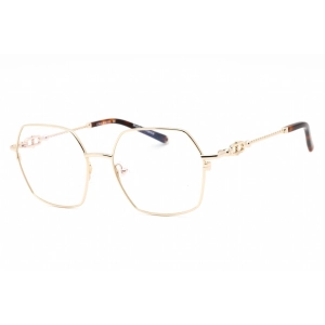 Charriol Men's Eyeglasses - Full Rim Shiny Gold Hexagon Metal Frame | PC71049 C01