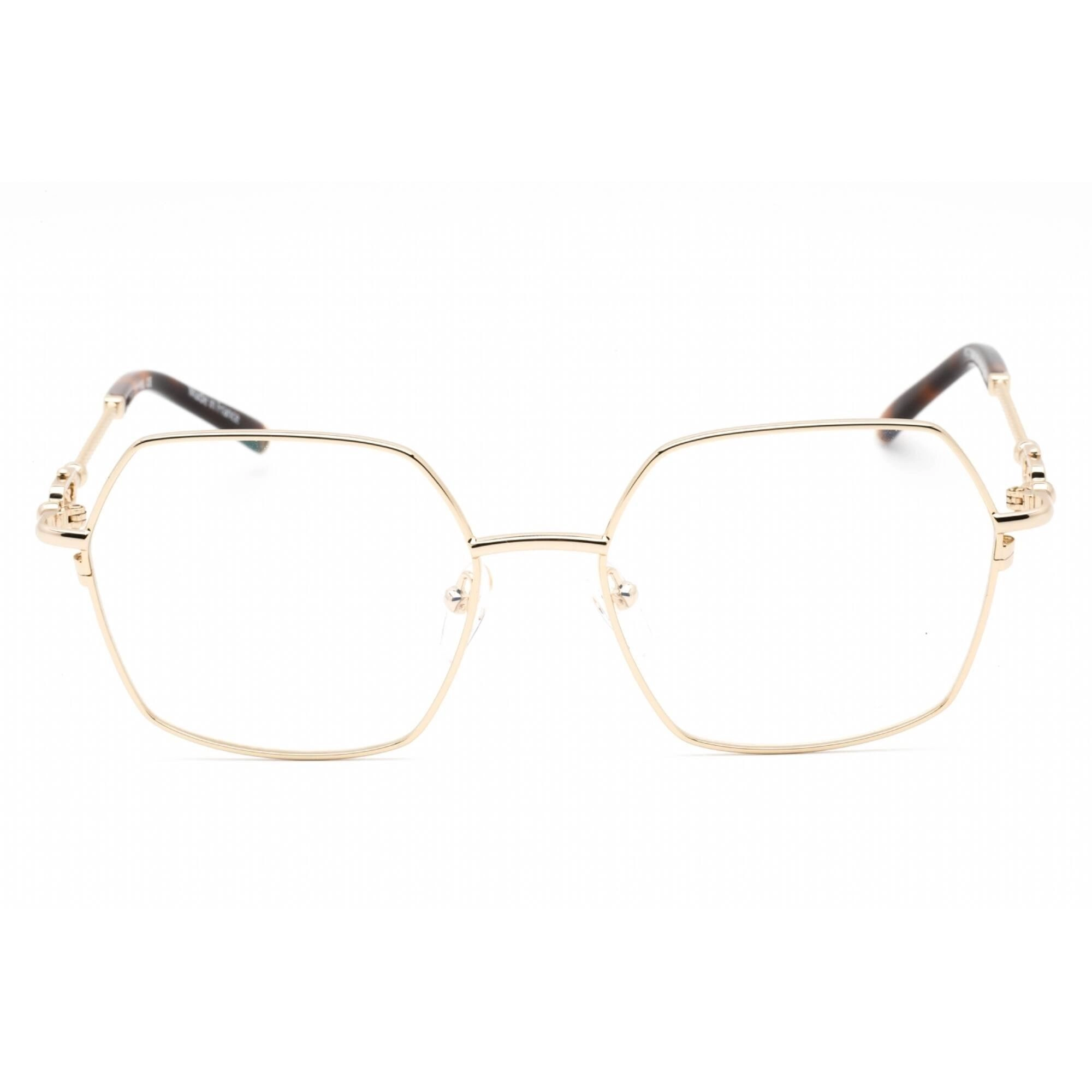 Charriol Men's Eyeglasses - Full Rim Shiny Gold Hexagon Metal Frame | PC71049 C01