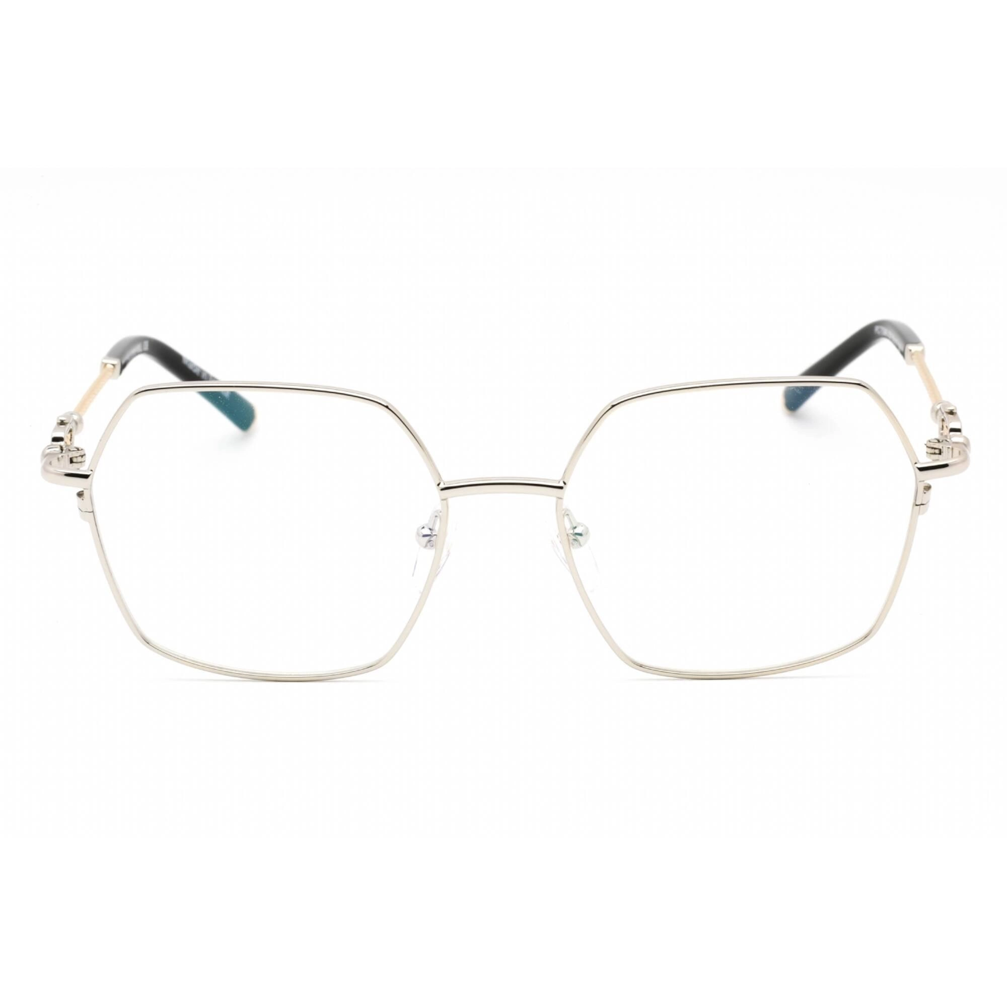 Charriol Men's Eyeglasses - Full Rim Shiny Silver/Gold Hexagon Metal | PC71049 C02
