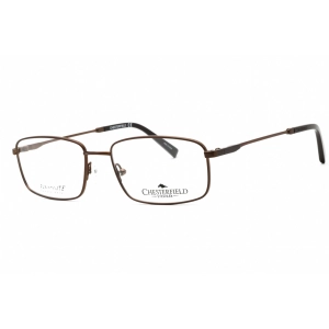 Chesterfield Men's Eyeglasses - Brown Full Rim Rectangular Frame | CH 892 009Q 00