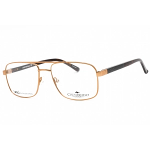 Chesterfield Men's Eyeglasses - Light Brown Metal Aviator Frame | CH 90XL 0TUI 00