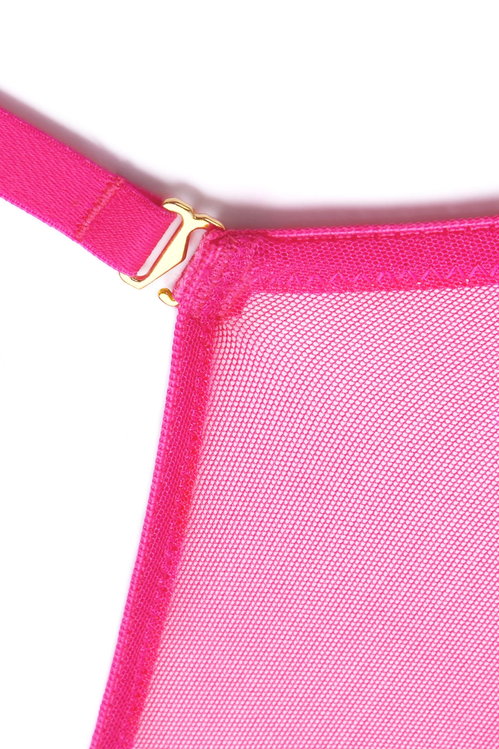 Corps à Corps Thong Bodysuit Neon Pink