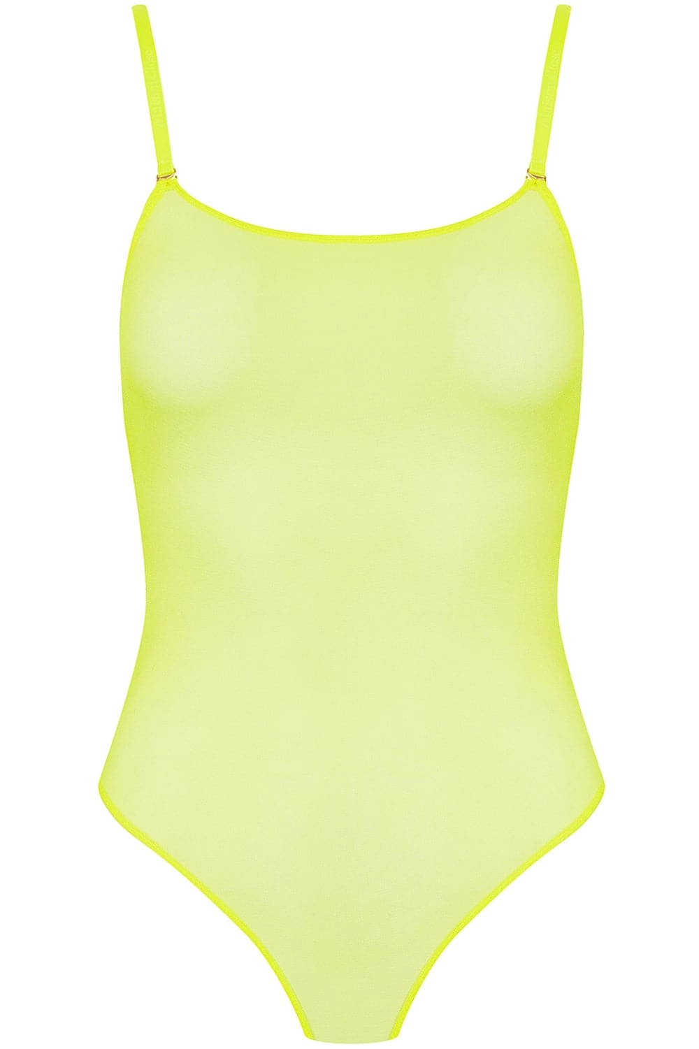 Corps à Corps Thong Bodysuit Neon Yellow