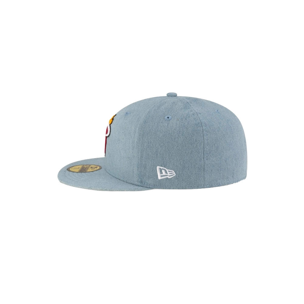 Court Culture Denim Fitted Hat
