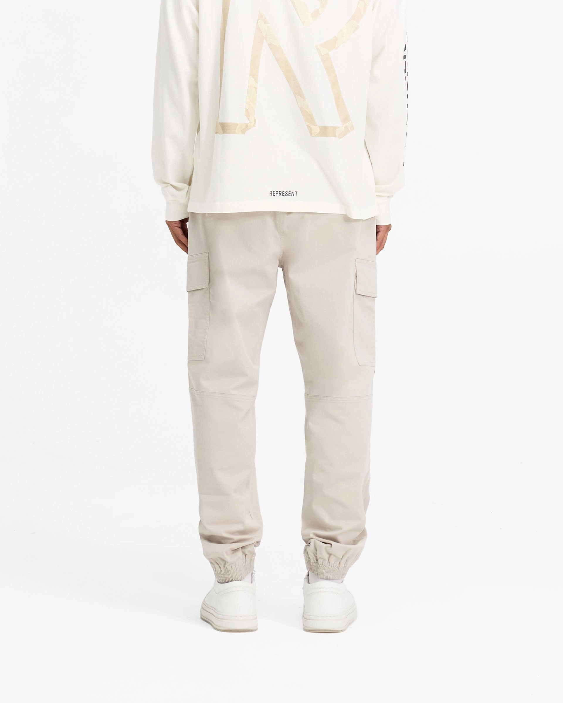 Cuffed Cargo Pant - Stone