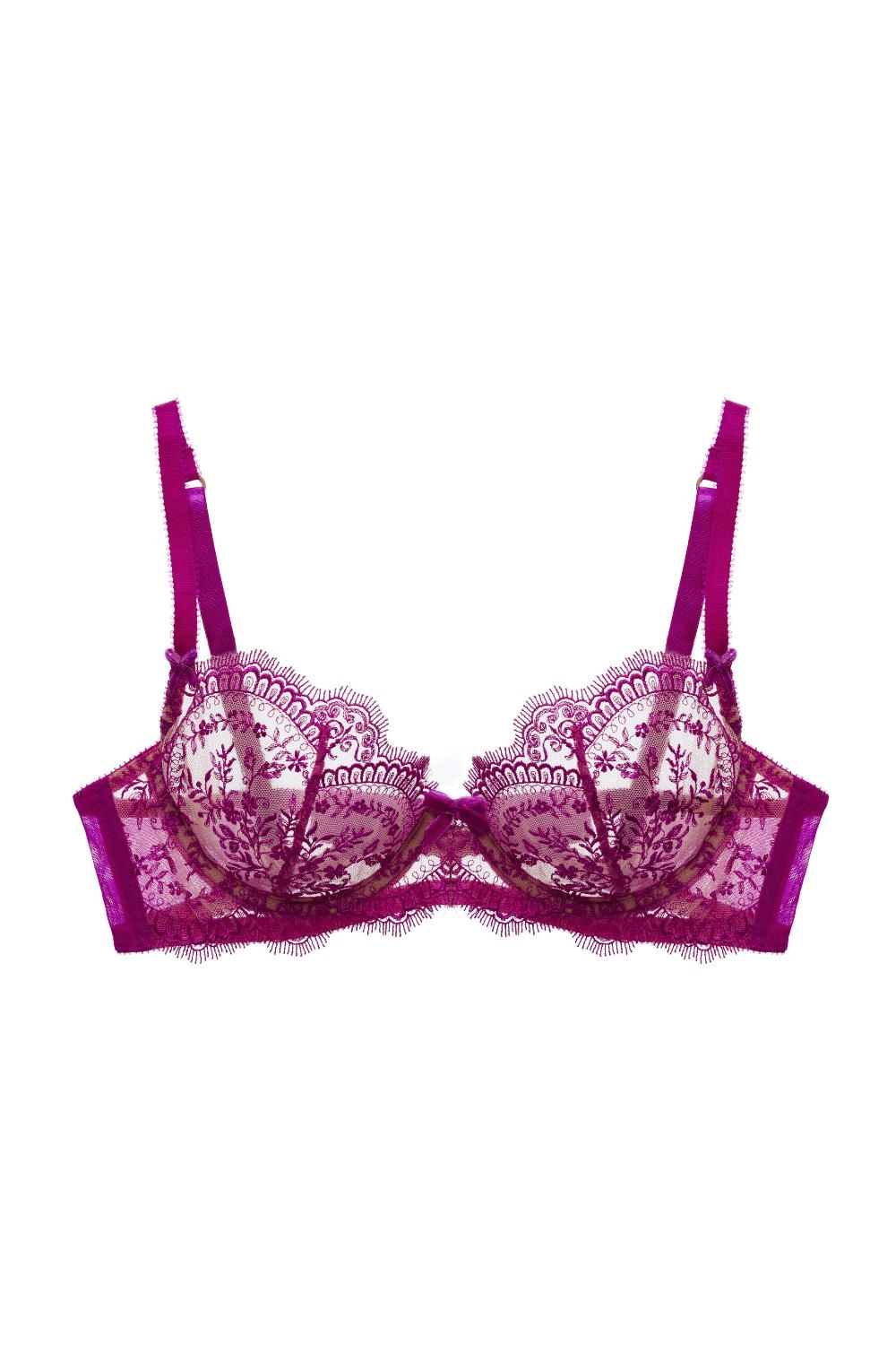 Dita Von Teese Severine Unlined Bra Rubine