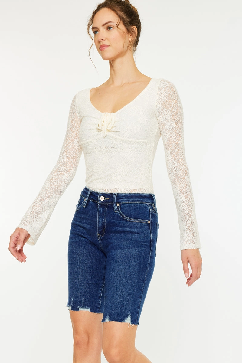 Dockweiler Essentials Mid Rise Bermuda Shorts