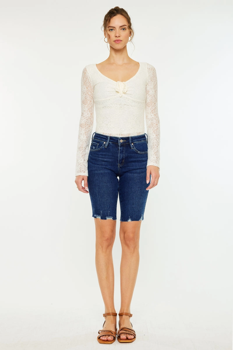 Dockweiler Essentials Mid Rise Bermuda Shorts