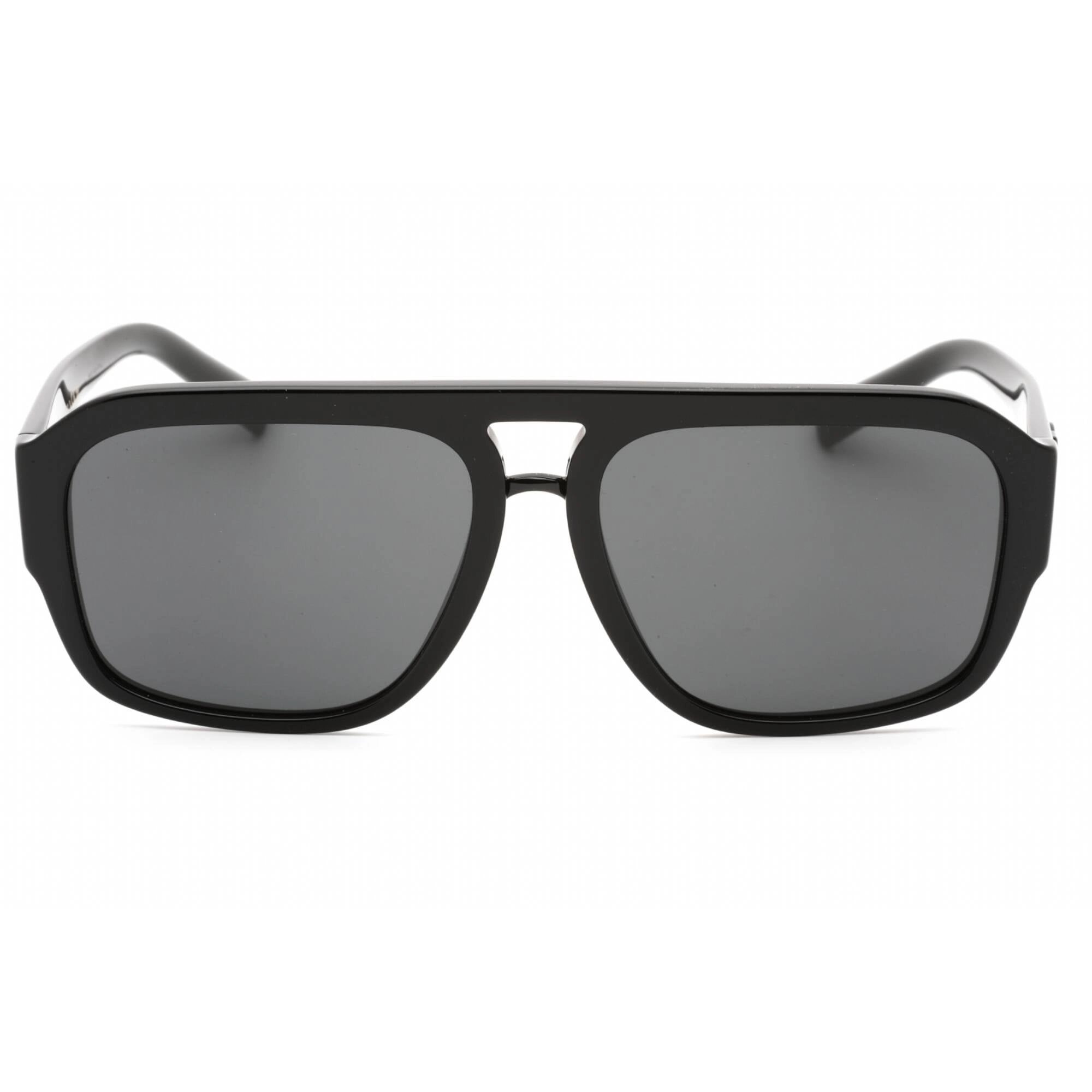 Dolce & Gabbana Men's Sunglasses - Black Frame Dark Grey Lens | 0DG4403 501/87