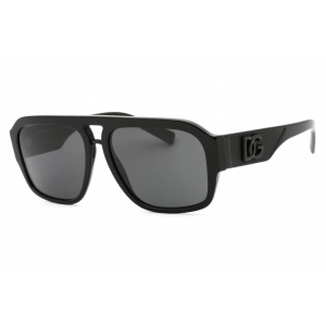 Dolce & Gabbana Men's Sunglasses - Black Frame Dark Grey Lens | 0DG4403 501/87