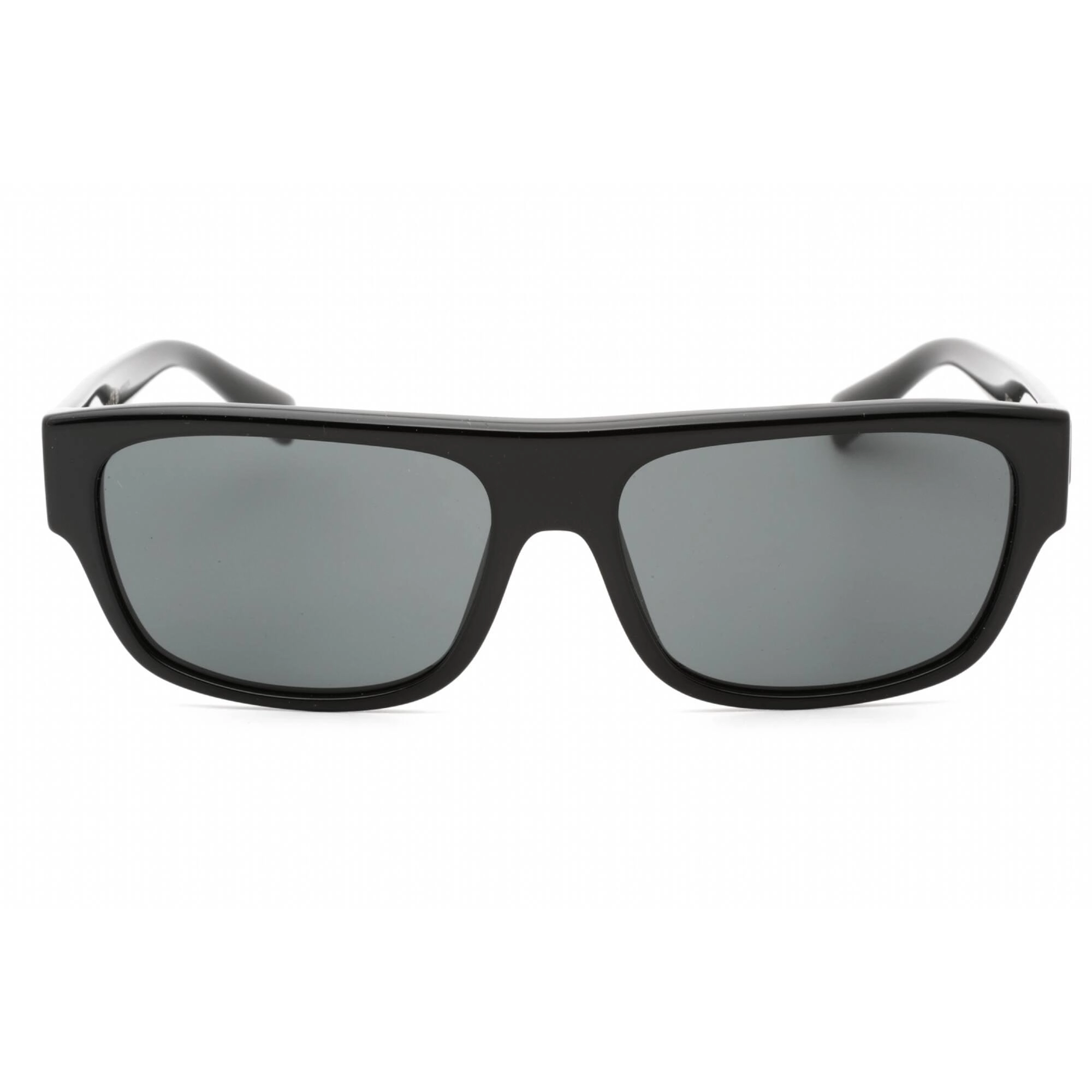 Dolce & Gabbana Men's Sunglasses - Black Plastic Rectangular Frame | 0Dg4455 501/87