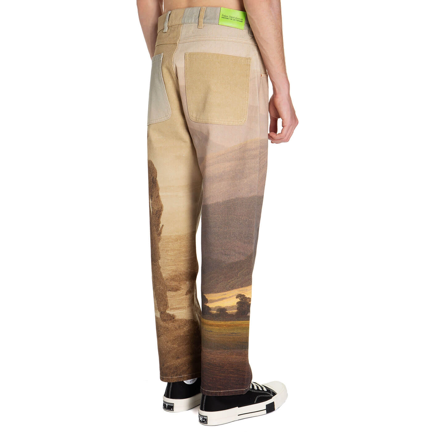 Edward Green Allover Graphic Print Jeans