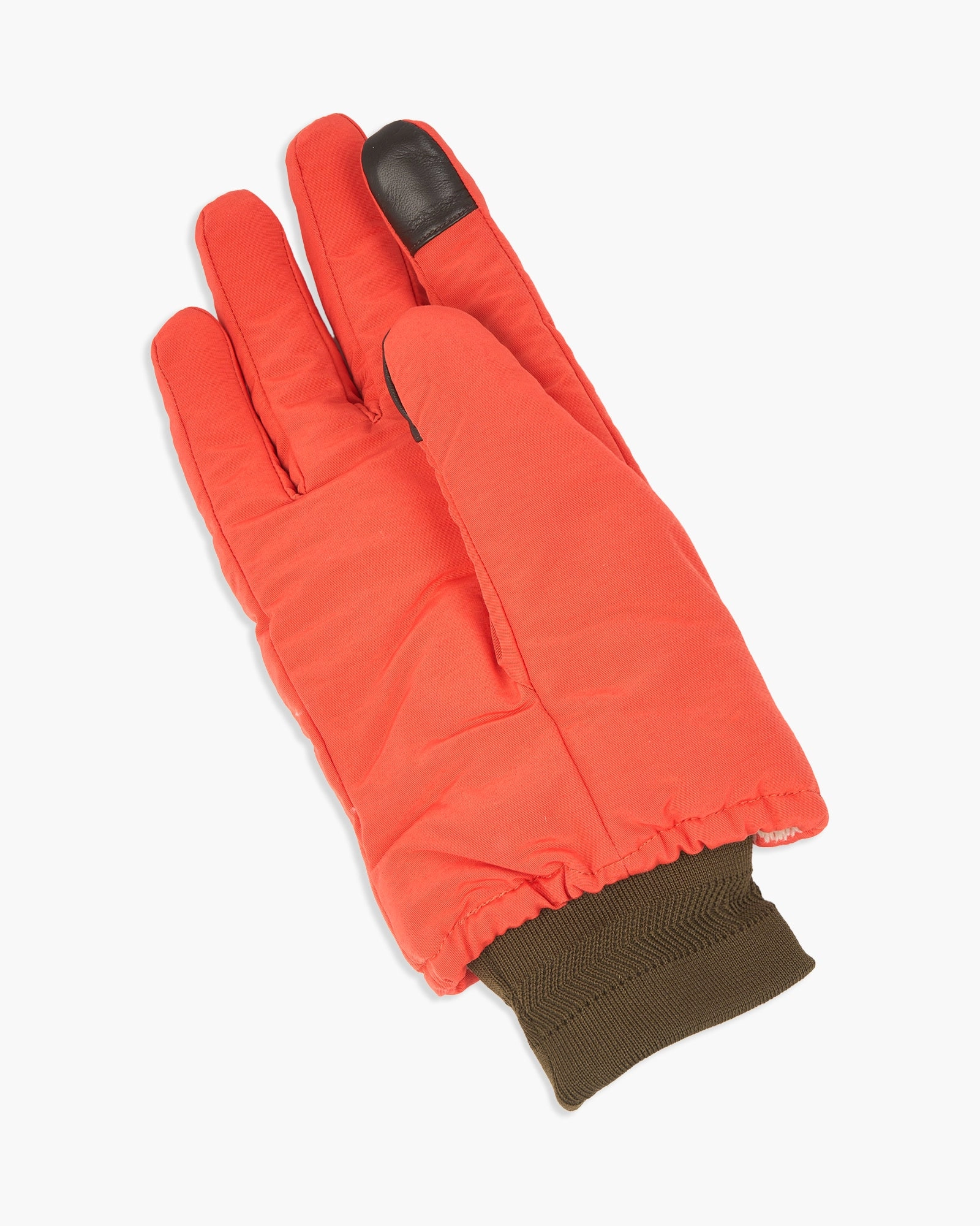 Elmer Joh Knitted Cuff Gloves - Orange