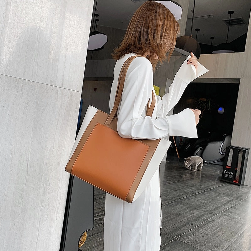 Female Luxury High Capacity Handbags Lady Winter Quality Hand Bag