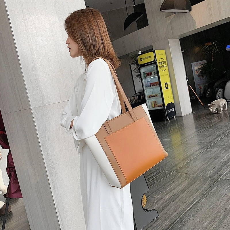 Female Luxury High Capacity Handbags Lady Winter Quality Hand Bag