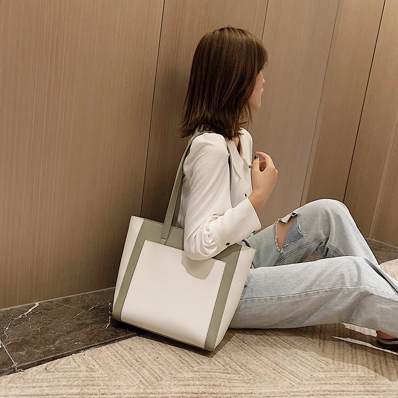 Female Luxury High Capacity Handbags Lady Winter Quality Hand Bag