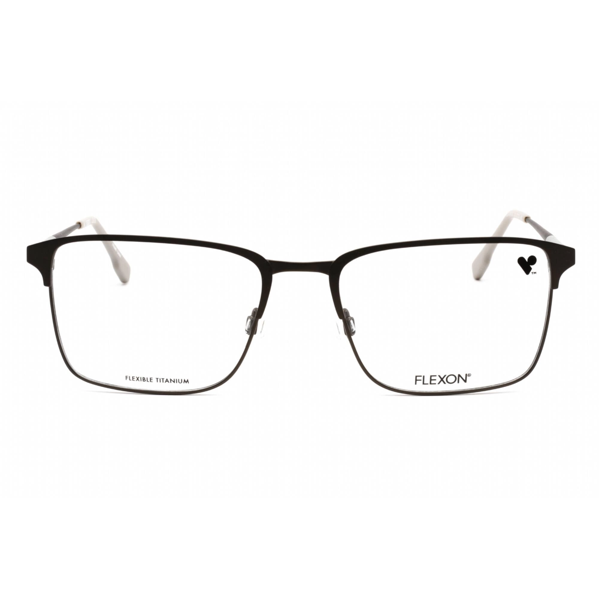 Flexon Men's Eyeglasses - Full Rim Matte Moss Rectangular Frame | FLEXON E1131 315