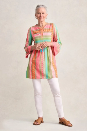 Fluoro Jacquard Kaftan - Fluoro Jacquard
