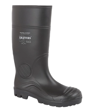 Grafters Full Length Safety Wellington Boots