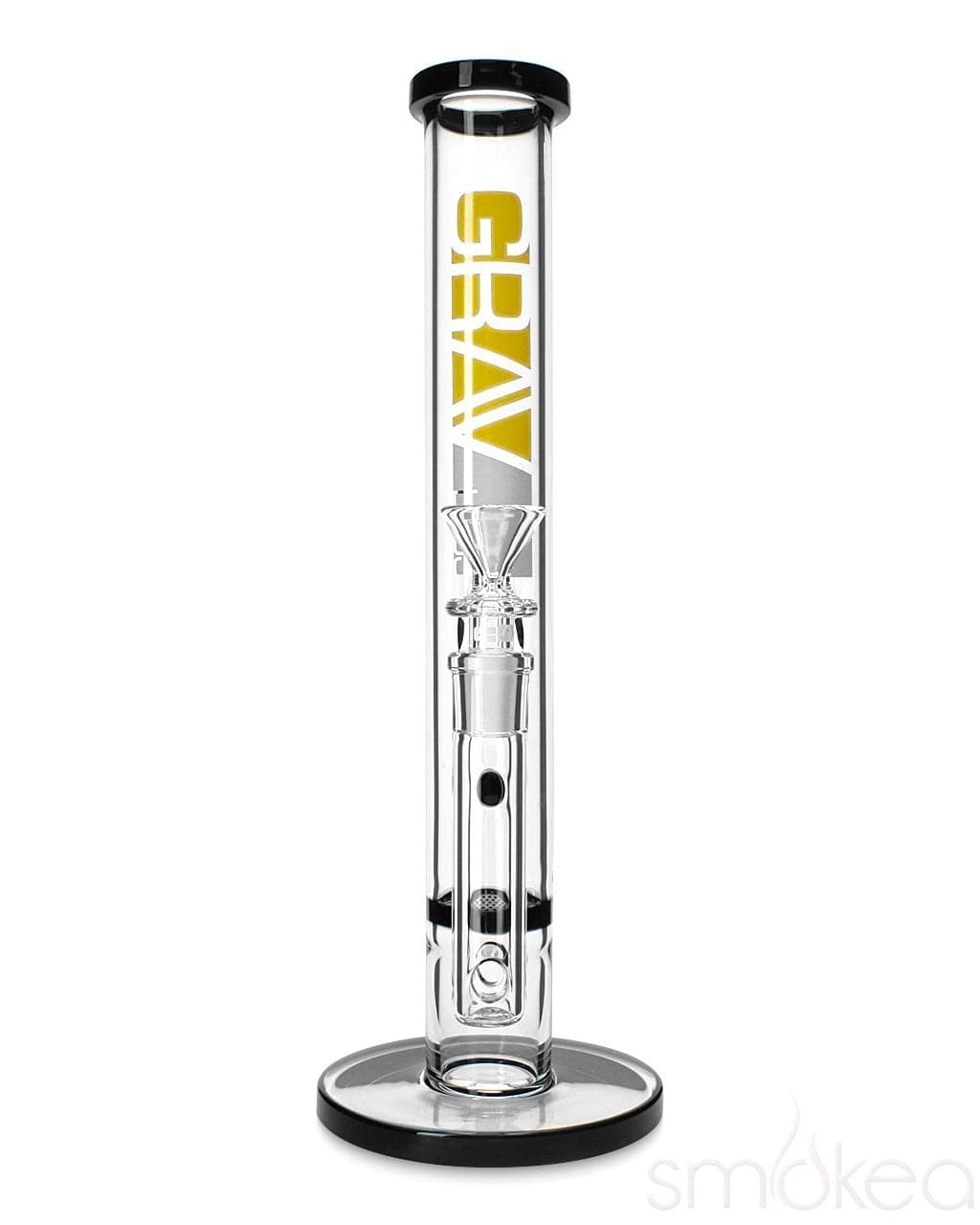 GRAV Medium Straight Base w/ Disc Bong