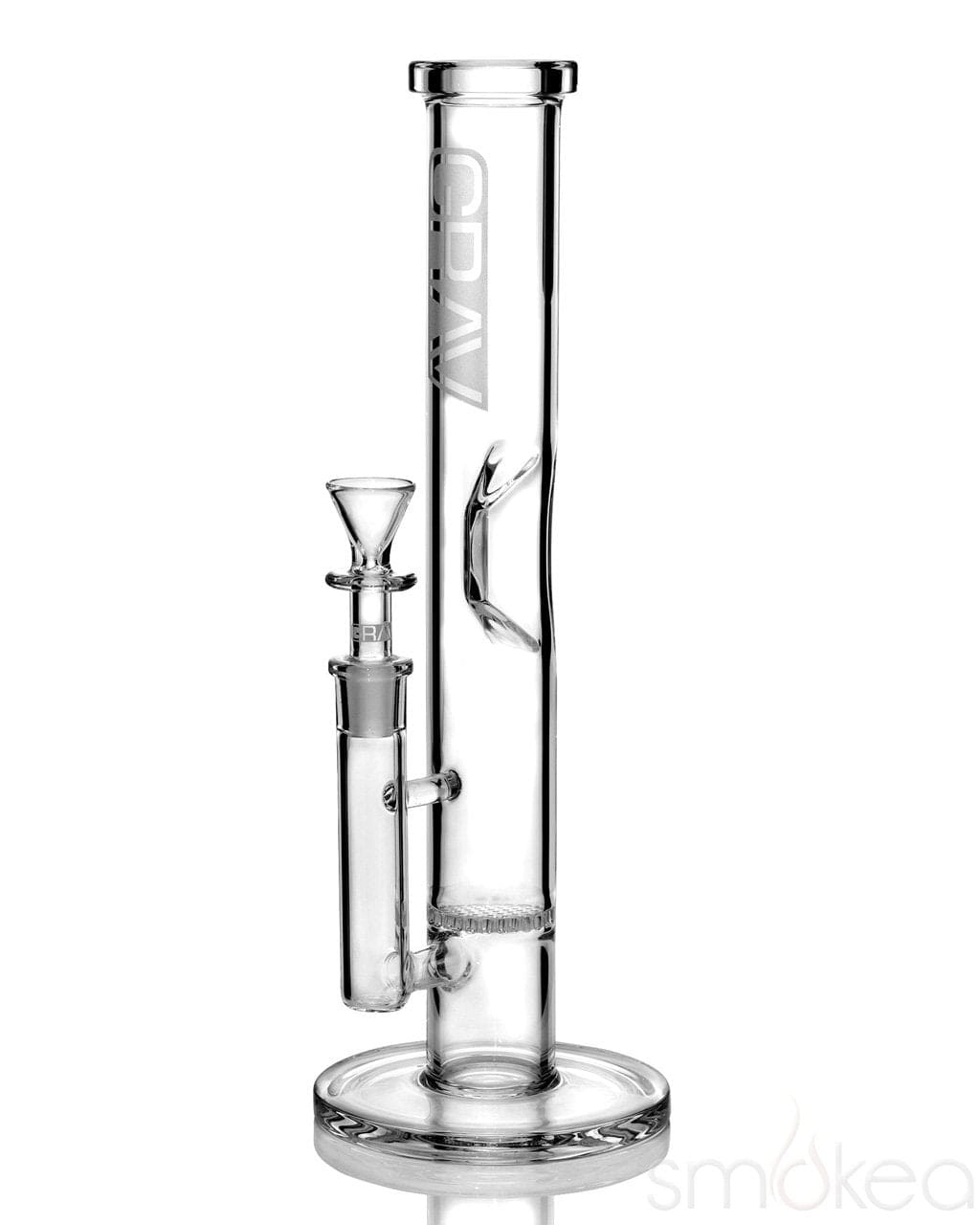 GRAV Medium Straight Base w/ Disc Bong