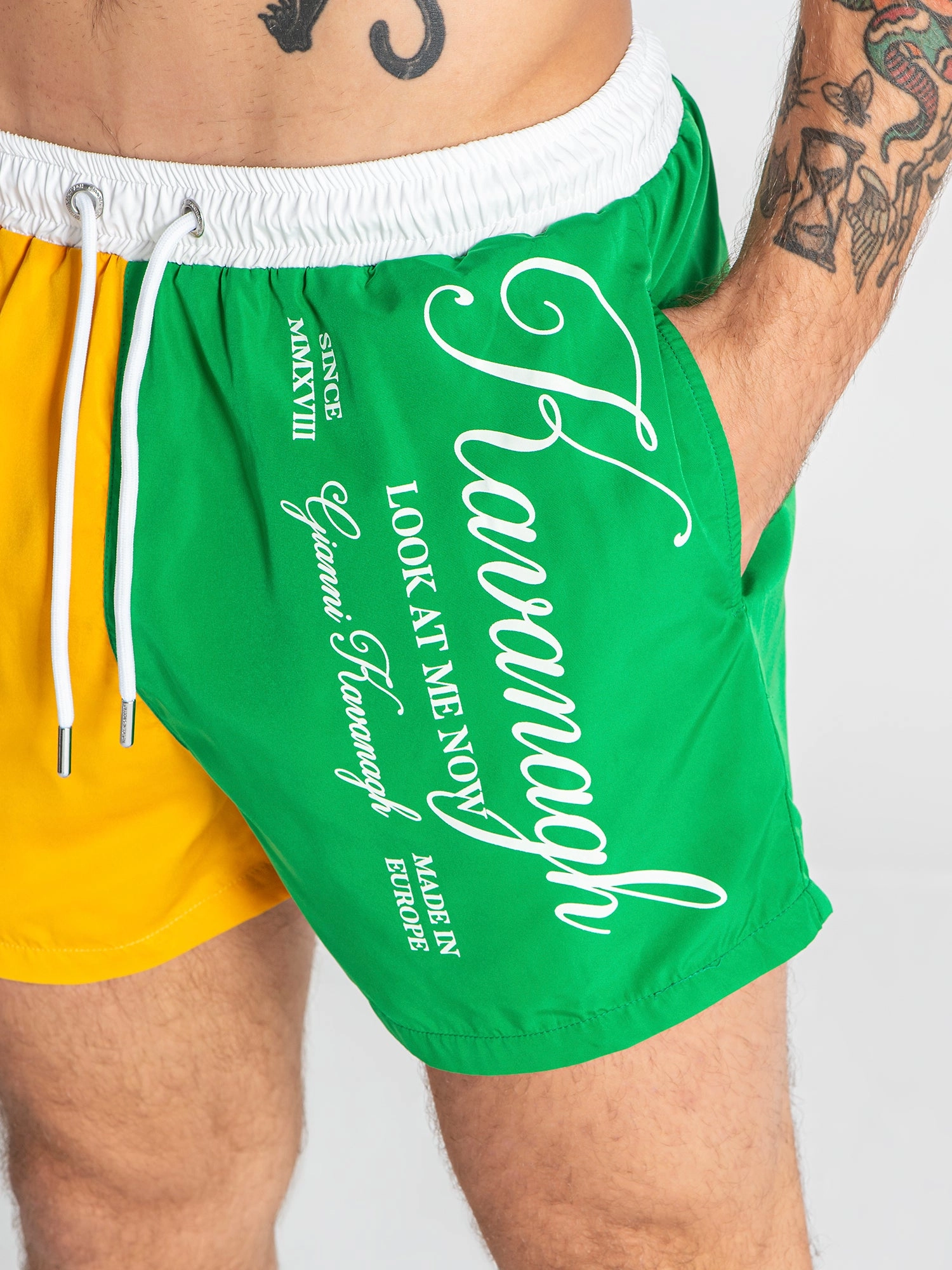 Green Showstopper Swimshorts