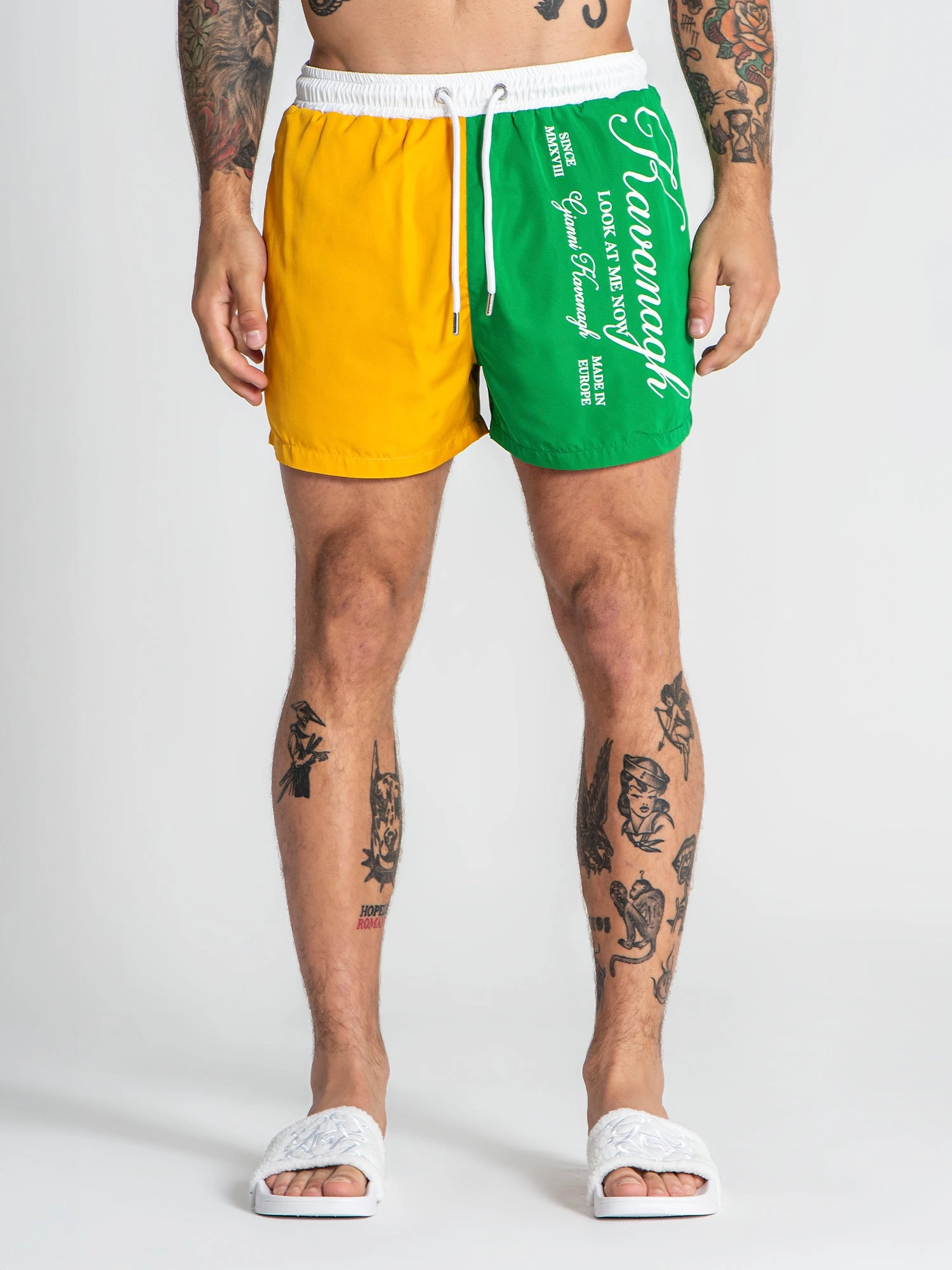 Green Showstopper Swimshorts