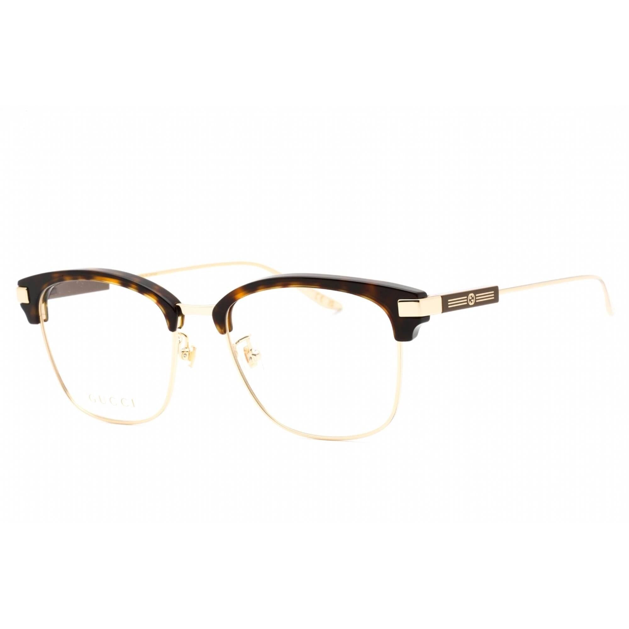 Gucci Men's Sunglasses - Havana/Gold Cat Eye Full Rim Plastic Frame | GG1439OK 002