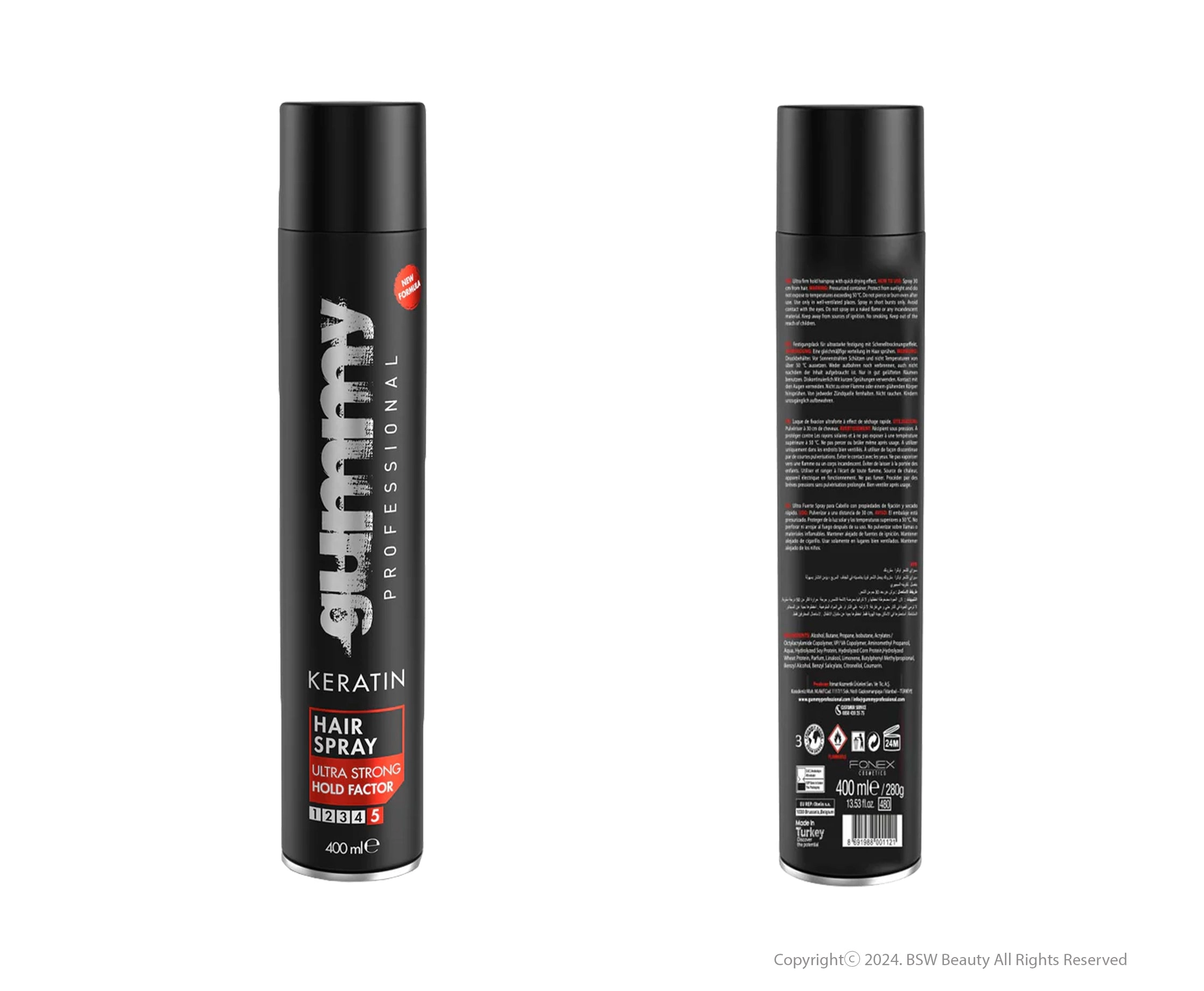 GUMMY HAIR SPRAY ULTRA STRONG 400ml