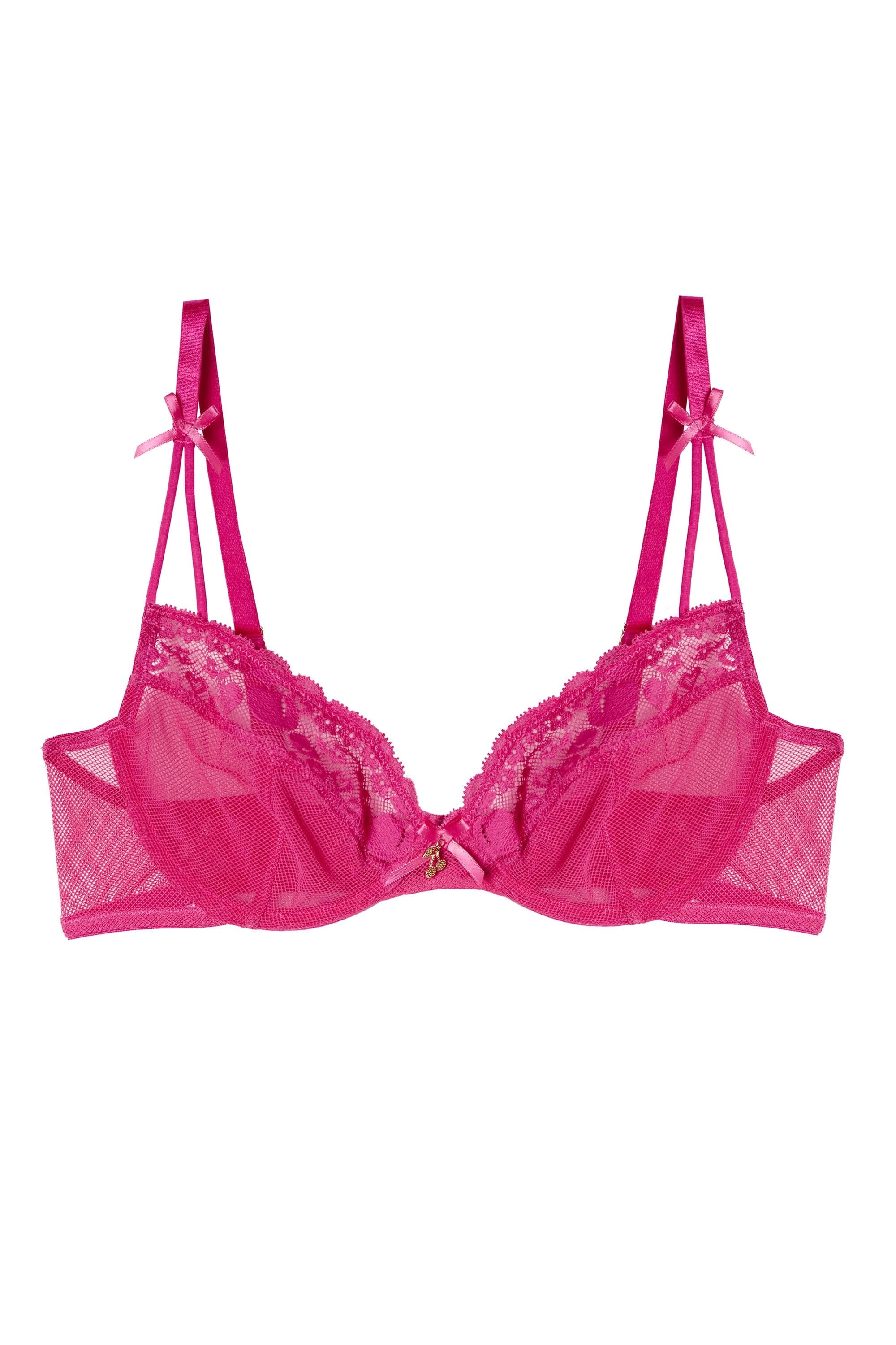 Jordan Hot Pink Cherry Plunge Bra
