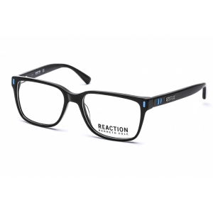 Kenneth Cole Reaction Men's Eyeglasses - Shiny Black Rectangular Frame | KC0786 001