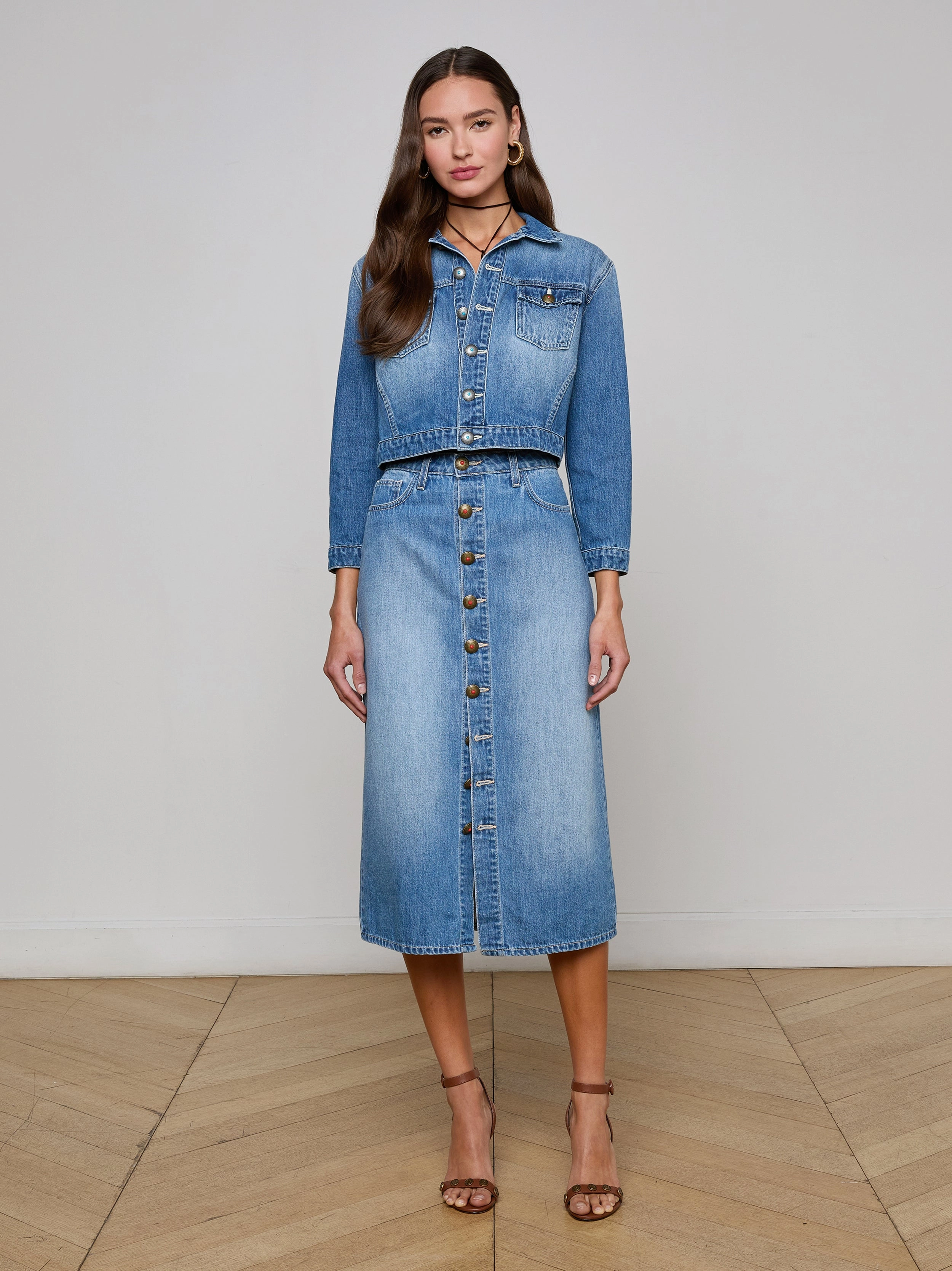 Koda Cropped Denim Jacket