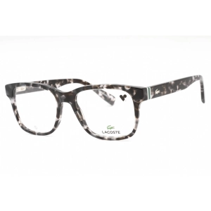 Lacoste Men's Eyeglasses - Havana Grey Plastic Square Shape Full Rim Frame | L2937 240