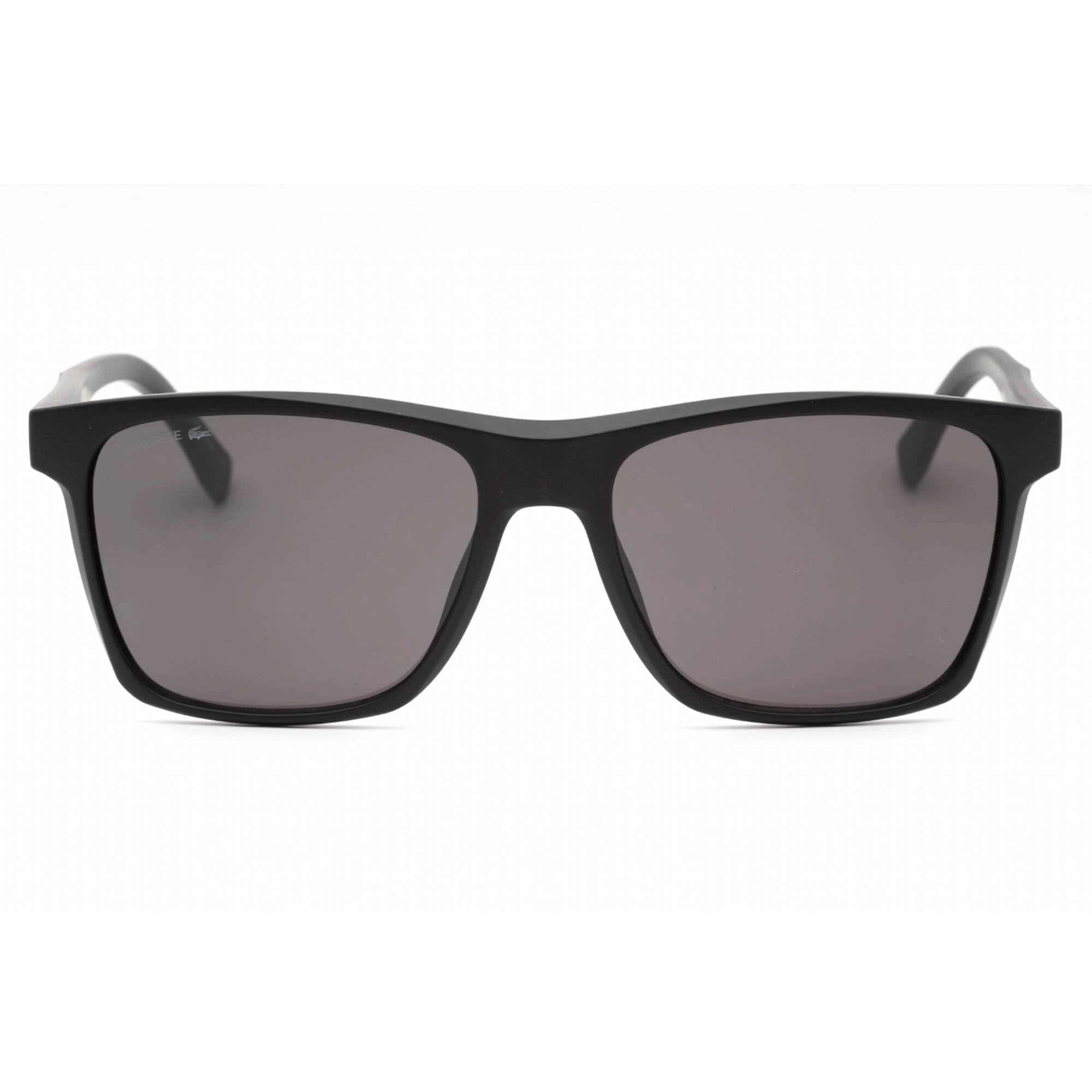 Lacoste Men's Sunglasses - Black Matte Plastic Rectangular Full Rim Frame | L900S 001